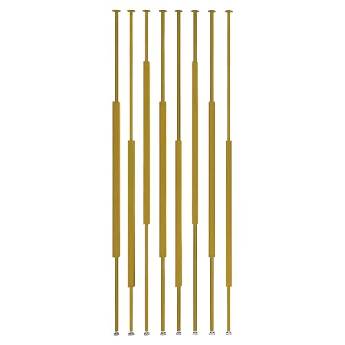 Trennwand Lamellen Raumteiler Metallrahmen Trennzaun mit höhenverstellbaren Füßen für Platz und Privatsphäre Trennwand Lamellen Raumteiler Metallrahmen Trennzaun mit höhenverstellbaren Füßen für Platz und Privatsphäre von Generisch