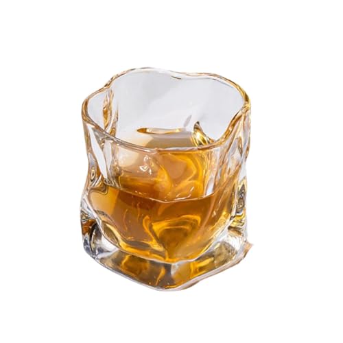Trinkgläser Gläser Weingläser glas Wasserbecher Trinkbecher Saftglas 6er 250ML*6 (Gelb) von Generisch