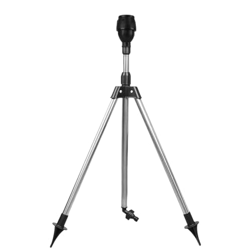 Tripod Sprinkler, 360 Degree Sprayer, Adjustable Height & Spray Distance, Automatic Watering System, Garden Lawn Irrigator for Farmers, Gardeners, and Outdoor Lawns, Black von Generisch