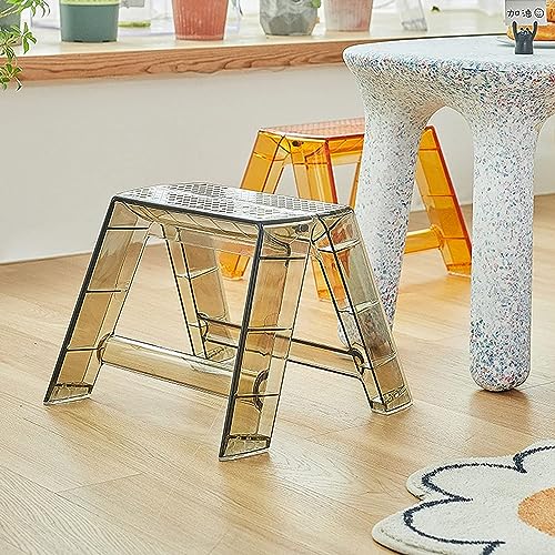 Trittleiter – Tragbarer, faltbarer 1-stufiger Hocker aus Acryl und kleiner Stuhl für den Innen- und Außenbereich – kompaktes Design und geringes Gewicht für Erwachsene Trittleiter – Tragbarer, faltbarer 1-stufiger Hocker aus Acryl und kleiner Stuhl für den Innen- und Außenbereich – kompaktes Design und geringes Gewicht für Erwachsene von Generisch