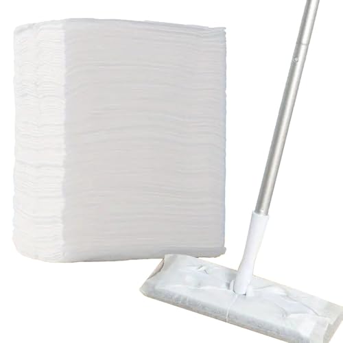 Trockenwischpads – 100 X Tragbare Bodentücher, Kehrpads – Trockenwischpads Für Hartholzböden – Nachfülltücher Für Das Kehren Von Haustieren – Staubtücher – Weiche Staubwedel-Nachfüllpackungen Für Die von Generisch