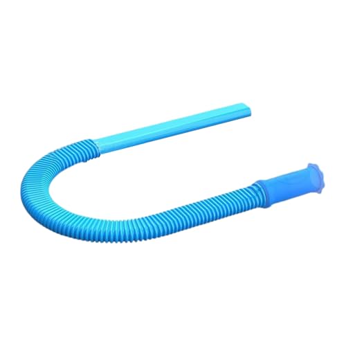 Trockner-Staubsaugerschlauch, Trocknerentlüftungsreiniger, Vakuumaufsatz, flexibles PE-Rohr-Design, Tiefenreinigungswerkzeug, ideal für Wäschepflege, 80 cm, Blau, 1 Stück von Generisch