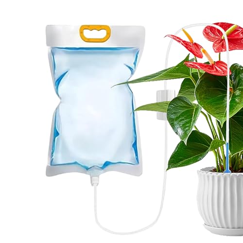 Tropfbewässerungsbeutel - Einstellbarer Strömung Automatisches Pflanzenbewässerungssystem 3.5L Tropfwasserbeutel Für Blumentopf Gartenbonsai | Selbstbewässerungsvorrichtung Für Die Pflanzenpflege Im F Tropfbewässerungsbeutel - Einstellbarer Strömung Automatisches Pflanzenbewässerungssystem 3.5L Tropfwasserbeutel Für Blumentopf Gartenbonsai | Selbstbewässerungsvorrichtung Für Die Pflanzenpflege Im F von Generisch
