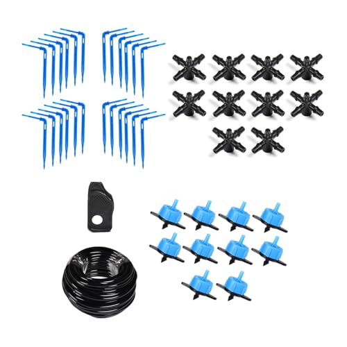 Tropfbewässerungsset, Tropfbewässerungssystem,Automatisches Mehrzweck-Tropfbewässerungsset - Außenbewässerungssystem für Gewächshäuser, Parks, Rasenflächen, langlebiges Bewässerungssystem für die Land Tropfbewässerungsset, Tropfbewässerungssystem,Automatisches Mehrzweck-Tropfbewässerungsset - Außenbewässerungssystem für Gewächshäuser, Parks, Rasenflächen, langlebiges Bewässerungssystem für die Land von Generisch