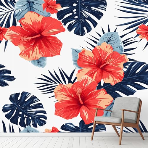 Tropische Blätter Blumen Tapete Selbstklebende Fototapete Tropische Dschungel Floral Tapeten Natur Botanische Wandtapete Vinyl Wasserdicht Wandaufkleber für Wohnzimmer Schlafzimmer Küchen 400x280 cm Tropische Blätter Blumen Tapete Selbstklebende Fototapete Tropische Dschungel Floral Tapeten Natur Botanische Wandtapete Vinyl Wasserdicht Wandaufkleber für Wohnzimmer Schlafzimmer Küchen 400x280 cm von Generisch