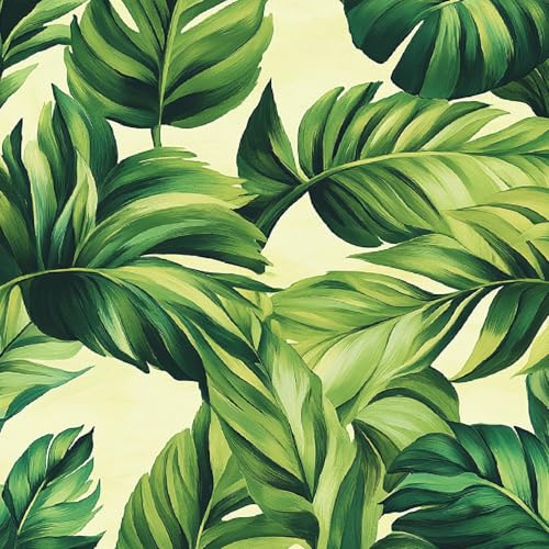 Tropische Pflanzen Tapete Selbstklebende, Tapete 30CM×15M Grüne Bananenblätter Im Tropischen Dschungel Fototapete, Wasserdicht Möbelfolie Vinyl Klebefolie Möbel Vintage Wanddeko Wandtapete Wohnzimmer Tropische Pflanzen Tapete Selbstklebende, Tapete 30CM×15M Grüne Bananenblätter Im Tropischen Dschungel Fototapete, Wasserdicht Möbelfolie Vinyl Klebefolie Möbel Vintage Wanddeko Wandtapete Wohnzimmer von Generisch