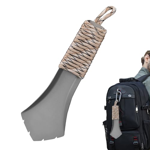 Trowel Backpacking | Titanlegierung Wanderung Poop Schaufel | Kompaktes Outdoor Survival Tool Für Kinder Familie Jugend Freunde Männer Frauen Trowel Backpacking | Titanlegierung Wanderung Poop Schaufel | Kompaktes Outdoor Survival Tool Für Kinder Familie Jugend Freunde Männer Frauen von Generisch
