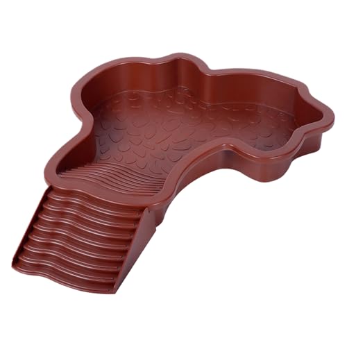 Trtaruga Pool für das Badezimmer - Trtaruga Wasserbecken | Reptil Wasserschale mit Leiter | Wasserpool des Bärtigen | Badplatte 0 für Reptilien mit Rampe | Badewannendekoration Trtaruga Pool für das Badezimmer - Trtaruga Wasserbecken | Reptil Wasserschale mit Leiter | Wasserpool des Bärtigen | Badplatte 0 für Reptilien mit Rampe | Badewannendekoration von Generisch