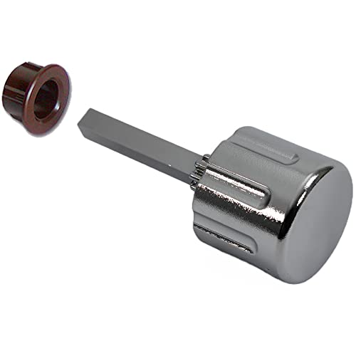 Türgriff Türdrücker Tür Türklinke Türknauf Bad Wohnwagen Wohnmobil Caravan Boot Chrom 7 x 7X 53 mm von Sdove