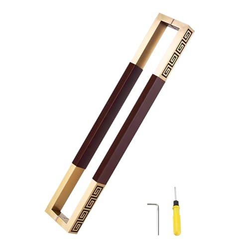Türgriffe aus Edelstahl und Holz, Schiebetürgriff-Set, dekorativer Knauf für Dusche, Terrasse, Garage und Haustüren Türgriffe aus Edelstahl und Holz, Schiebetürgriff-Set, dekorativer Knauf für Dusche, Terrasse, Garage und Haustüren von Generisch