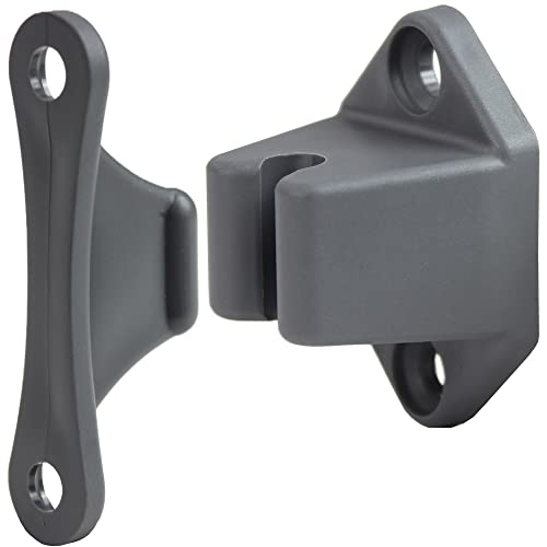 Türhalter Türstopper Türfeststeller Wohnwagen Wohnmobil Caravan Boot 2 teilig grau von Generisch