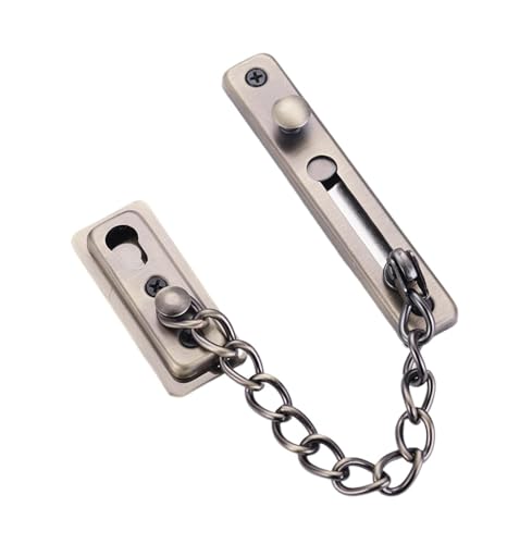 Türkettenschloss Edelstahl Sicherheitskette Türriegel Federsicherheit Anti-Diebstahl-Schiebeverschluss-Hardware-Zubehör(Green bronze) von Generisch