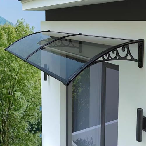 Türmarkise Outdoor Fenster Regenschutz UV-Schutz Überdachung Terrasse Veranda Markise Polycarbonat-Abdeckung von Generisch