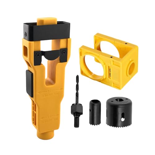 Türschloss-Installationsset, Tür-Setup-Werkzeuge, Schloss-Ersatzkomponenten, 21,6 x 20,3 x 8,5 cm, praktisches Hardware-Set für Bolzen, Fenster, Garage, Eingang, Balkon, Geschäft, Bücherregal von Generisch