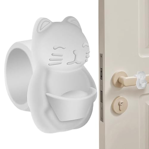 Türstopper, Wandschutz, Cartoon, niedlicher Türknaufschutz, Stoßstangenschutz, Schalldämpfer, Silikon, für Zuhause, Hotel, Wohnheim, Krankenhaus, Schule, Badezimmer, Wohnzimmer, Schlafzimmer, Küche von Generisch