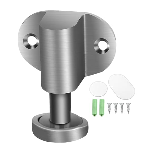 Türstopper - Magnetischer Türstopper Bodenmontage Halt - Justierbarer Klemmschutz Ohne Bohren Für Büro Küche Wohnheim Wohnung Haus Restaurant Wohnzimmer Teppich Fliese Beton von Generisch
