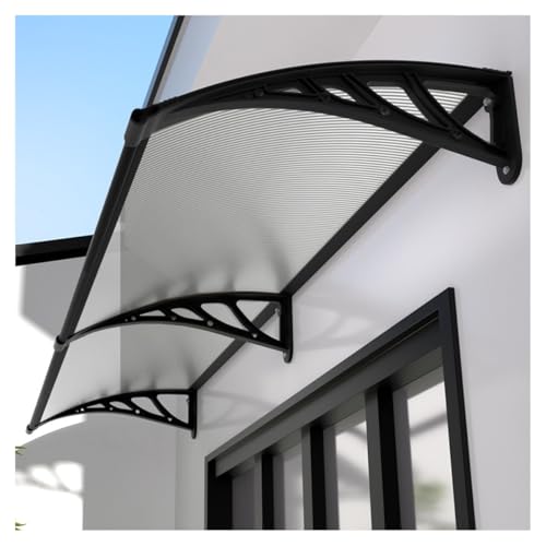 Türüberdachung Transparent Polycarbonat 150x200cm UV Schutz Sonnenschutz & Regenschutz Markisen für Terrasse Garten Garage - Strapazierfähiger & Stilvoller Outdoor-Unterstand Türüberdachung Transparent Polycarbonat 150x200cm UV Schutz Sonnenschutz & Regenschutz Markisen für Terrasse Garten Garage - Strapazierfähiger & Stilvoller Outdoor-Unterstand von Generisch