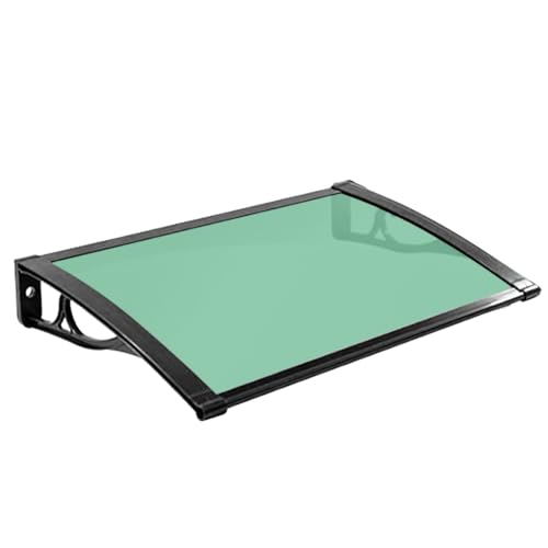 Türvordach aus Aluminiumlegierung, Fenstermarkisen mit schwarzem UV-Schutz, Regen- und Schneeschild, Hohlpaneelmarkise für Fenster, Grün, 119,9 x 119,9 cm – strapazierfähige Outdoor-Abdeckung Türvordach aus Aluminiumlegierung, Fenstermarkisen mit schwarzem UV-Schutz, Regen- und Schneeschild, Hohlpaneelmarkise für Fenster, Grün, 119,9 x 119,9 cm – strapazierfähige Outdoor-Abdeckung von Generisch