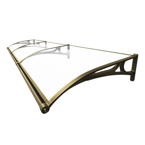 Türvordach für den Außenbereich, 80 x 150 cm, wetterfester Regenschutz mit Dachrinne, Türschutz für Haus und Außenbereich, langlebiges Vorzelt für alle Jahreszeiten von Generisch