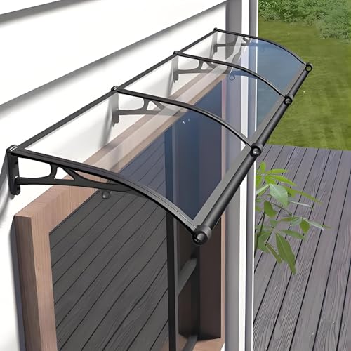 Türvordach für den Außenbereich, wasserdicht, Terrassenmarkise mit Drainage, Sonnenschutz für Eingang, Regen- und Schneeschutz, perfekt für Terrasse und Tür, langlebig und stilvoll Türvordach für den Außenbereich, wasserdicht, Terrassenmarkise mit Drainage, Sonnenschutz für Eingang, Regen- und Schneeschutz, perfekt für Terrasse und Tür, langlebig und stilvoll von Generisch