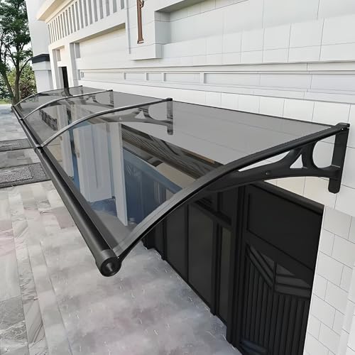 Türvordach und Terrassenmarkise aus Aluminiumlegierung – robuster Polycarbonat-Überkopfschutz für Eingangs- und Außenschutz, witterungsbeständig, einfache Installation Türvordach und Terrassenmarkise aus Aluminiumlegierung – robuster Polycarbonat-Überkopfschutz für Eingangs- und Außenschutz, witterungsbeständig, einfache Installation von Generisch