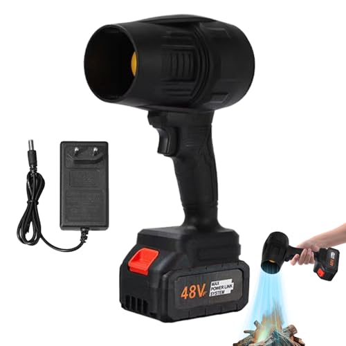 Turbinen-Sprühgebläse – kabelloser Handluft-Staubwedel | Tragbarer komprimierter Ventilator, hohe Leistung, 200 km/h mit Automobil-Inneneinrichtungen, Verwendung zur Reinigung von und Schmutz von Generisch