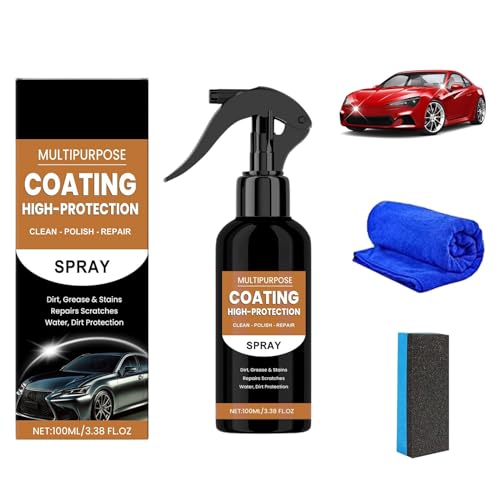Turbo Shine Nexa, 3 In 1 High Protection Quick Car Coating Spray, 100ml Nexa Turbo Shine Spray Auto, Car Scratch Remover, Reparatur- und Schutzbeschichtung für alle Autos Turbo Shine Nexa, 3 In 1 High Protection Quick Car Coating Spray, 100ml Nexa Turbo Shine Spray Auto, Car Scratch Remover, Reparatur- und Schutzbeschichtung für alle Autos von Generisch