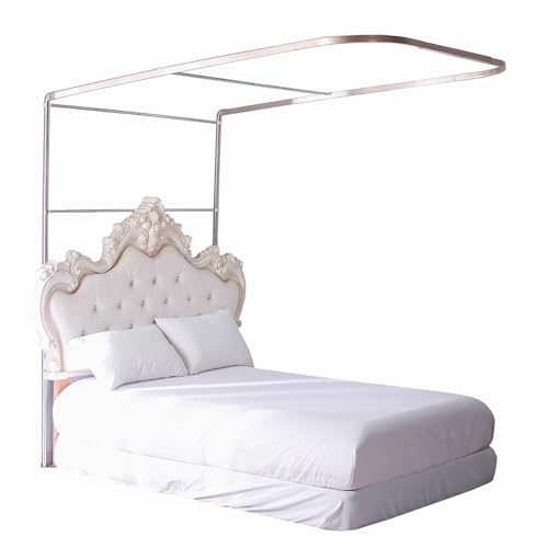 U-förmige Schiene, Betthimmel, Betthimmel, Bettrahmen, Bettrahmen, Bettrahmen aus Edelstahl, Doppelbett, für Queensize-Bett U-förmige Schiene, Betthimmel, Betthimmel, Bettrahmen, Bettrahmen, Bettrahmen aus Edelstahl, Doppelbett, für Queensize-Bett von Generisch