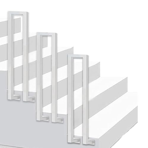 U-förmige Wandhalterung, Treppengeländer – Schmiedeeisen, rutschfester Haltegriff für Außentreppen, dekorativer Zaun für Gartenvilla & Dachboden, quadratisches Rohr, Übergangsbaluster (Farbe: Weiß) U-förmige Wandhalterung, Treppengeländer – Schmiedeeisen, rutschfester Haltegriff für Außentreppen, dekorativer Zaun für Gartenvilla & Dachboden, quadratisches Rohr, Übergangsbaluster (Farbe: Weiß) von Generisch