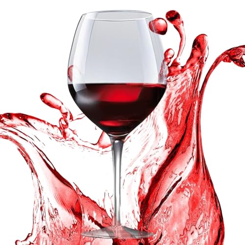 Übergroßer Kelch – Extra großes 3,2-l-Weinglas, riesiges, lustiges Glas | Dekorative Trinkgläser für die Bar, Party-Bierhalter, originelles Tischgeschenk, einzigartiger Tischschmuck für Weinliebhaber von Generisch