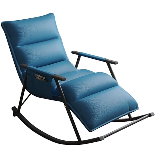Übergroßer Schaukelstuhl mit Stahlrahmen und gepolstertem Kissen – bequemer Outdoor-Rasenstuhl für Terrasse, Hinterhof, Balkon, Veranda – 150 kg Tragkraft Übergroßer Schaukelstuhl mit Stahlrahmen und gepolstertem Kissen – bequemer Outdoor-Rasenstuhl für Terrasse, Hinterhof, Balkon, Veranda – 150 kg Tragkraft von Generisch