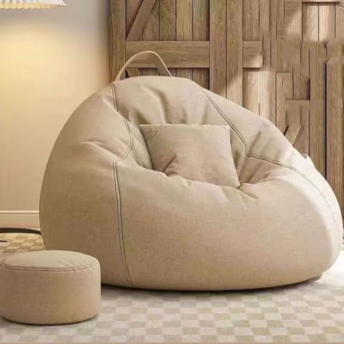 Übergroßer Sitzsack aus Memory-Schaum mit Fußhocker, hoher Rückprallkomfort für Erwachsene und Jugendliche, perfektes Loungesofa zur Entspannung Übergroßer Sitzsack aus Memory-Schaum mit Fußhocker, hoher Rückprallkomfort für Erwachsene und Jugendliche, perfektes Loungesofa zur Entspannung von Generisch