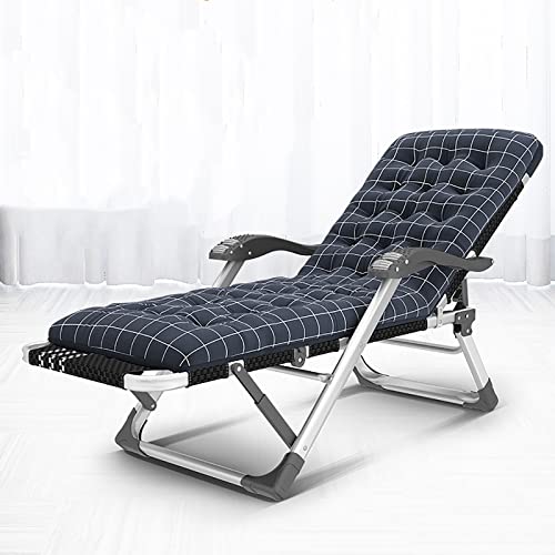 Übergroßer Zero Gravity Loungesessel mit abnehmbarem Kissen, ergonomischer Liegestuhl für Terrasse, Strand, Campingstuhl für drinnen und draußen Komfort von Generisch