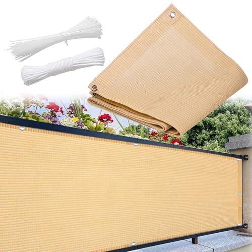 UV-Block Pergola Sonnenschutz, Sichtschutz mit Ösen für Terrasse und Terrasse, Wasser- und Luftdurchlässiges Vordach Markise UV-Block Pergola Sonnenschutz, Sichtschutz mit Ösen für Terrasse und Terrasse, Wasser- und Luftdurchlässiges Vordach Markise von Generisch