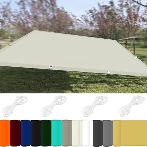 UV-Schutz, 4 x 8 m, 98 % Sonnensegel, für Sandkasten, mit Ösen und Kordel, PES-Polyester, Outdoor-Abdeckung für Terrasse, Balkon, Camping, Elfenbeinfarben UV-Schutz, 4 x 8 m, 98 % Sonnensegel, für Sandkasten, mit Ösen und Kordel, PES-Polyester, Outdoor-Abdeckung für Terrasse, Balkon, Camping, Elfenbeinfarben von Generisch