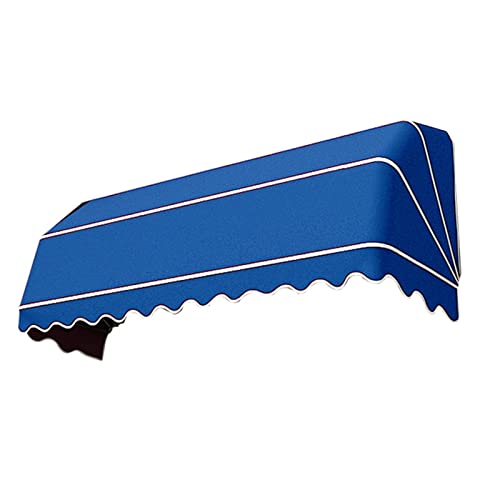UV-beständiges Faltvordach Markise für Türen & Fenster verzinkt Sonnenschutz Terrasse, Garten & Terrasse, Blau, Größe:110x60cm - Wetterfest Outdoor Schutz UV-beständiges Faltvordach Markise für Türen & Fenster verzinkt Sonnenschutz Terrasse, Garten & Terrasse, Blau, Größe:110x60cm - Wetterfest Outdoor Schutz von Generisch