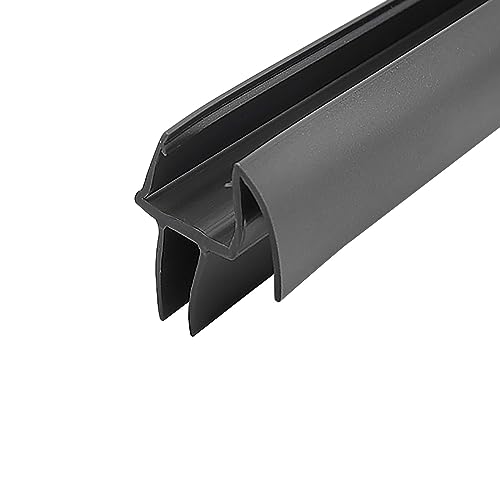 Ultra Clear Duschtürdichtungsstreifen 70 cm – Polycarbonat-Tropfstange für 8 mm und 10 mm Glas – wasserdicht, einfach zu installieren, transparente Dichtung von Generisch