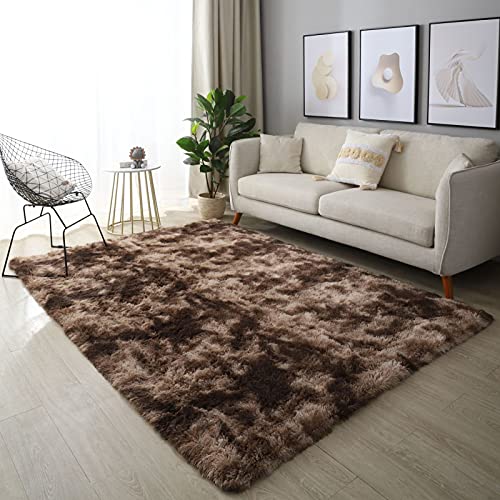 Ultraweicher, flauschiger Zottelteppich, 160 x 230 cm, Plüsch-Teppich, modern, dekorativ, flauschig, für Zuhause, Wohnheim, Kinder und Mädchen, gemütliche Bodenmatte für den Innenbereich Ultraweicher, flauschiger Zottelteppich, 160 x 230 cm, Plüsch-Teppich, modern, dekorativ, flauschig, für Zuhause, Wohnheim, Kinder und Mädchen, gemütliche Bodenmatte für den Innenbereich von Generisch