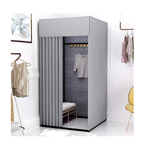 Umkleidekabine für Bekleidungsgeschäft - Umkleidekabine mit Metallrahmenablage, einfache Montage, besserer Sichtschutz für temporäre Ankleidekabine Umkleidekabine für Bekleidungsgeschäft - Umkleidekabine mit Metallrahmenablage, einfache Montage, besserer Sichtschutz für temporäre Ankleidekabine von Generisch