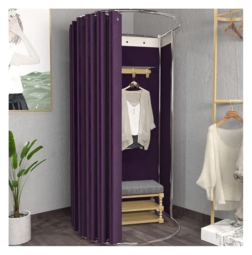 Umkleidekabinen-Vorhang mit abnehmbarem Ständer für Privatsphäre und Display, einfache Einrichtung mit Kugelhaken Umkleidekabinen-Vorhang mit abnehmbarem Ständer für Privatsphäre und Display, einfache Einrichtung mit Kugelhaken von Generisch