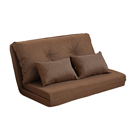Umwandelbarer Klappstuhl, verstellbares Lazy Schlafsofa, faltbare Futon-Couch mit Metallrahmen und Kissen, vielseitiges Bodensofa mit verstellbarer Rückenlehne Umwandelbarer Klappstuhl, verstellbares Lazy Schlafsofa, faltbare Futon-Couch mit Metallrahmen und Kissen, vielseitiges Bodensofa mit verstellbarer Rückenlehne von Generisch