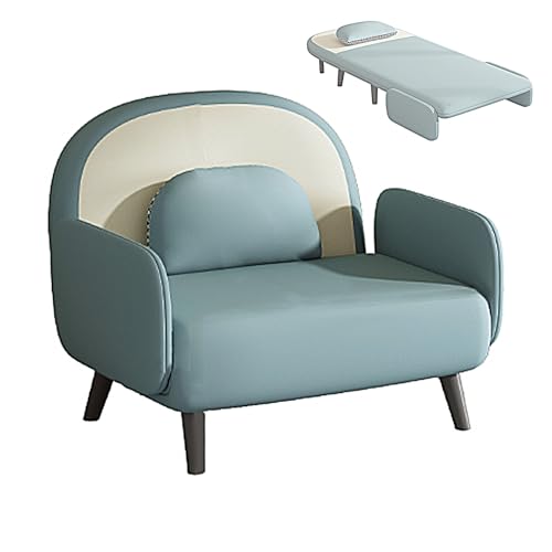 Umwandelbarer Schlafsofa mit Armlehnen, verstellbare Rückenlehnen, Tragfähigkeit 250 kg, perfekt für Entspannung und Nickerchen von Generisch