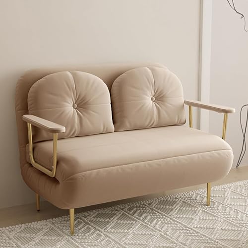 Umwandelbarer Schlafsofa mit verstellbarer Rückenlehne, dreifach faltbares Design für Platz und Komfort in Wohnzimmer, Gästezimmer von Generisch