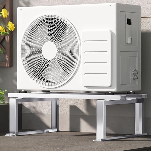 Universal-Kondensatorhalterung für Kanallose Systeme, robuste, verstellbare Basis mit Anti-Vibrations-Design, perfekt für Heizung, Sand, Bodenmontage von Generisch