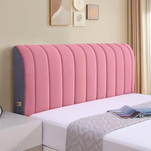Universal-Kopfteilbezug aus Samt, gepolstert, für Doppel-/Einzelbett, elastisch, kratzfest, dicker Schutz, Weiß Universal-Kopfteilbezug aus Samt, gepolstert, für Doppel-/Einzelbett, elastisch, kratzfest, dicker Schutz, Weiß von Generisch