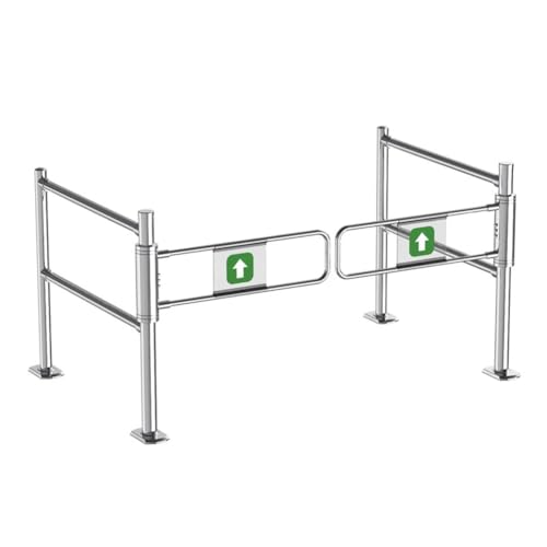 Universal Metall Schwingschutzgitter für Supermärkte & Lagerhäuser Auto-Close Design mit Leitplanke 160x100cm Industrie Eingang Sicherheitslösung von Generisch