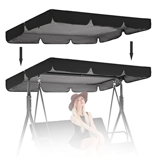 Universal Schaukel Abdeckung für Hollywoodschaukel Wasserdicht UV-beständig Outdoor Hängematte Sitzschutz Sonnenschutz Langlebig Ersatzdach von Generisch