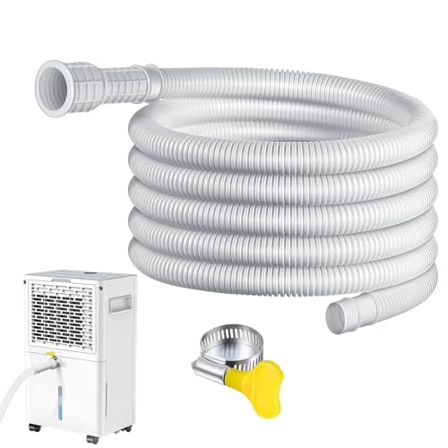 Universals Klimaanlage Schlauch, Kondensatschlauch, Flexibel Ablaufschlauch für Klimaanlage, ø16/25mm, 600cm Lang Polyethylen Schlauch mit Klemme für AC Waschmaschinen Luftentfeuchter Geschirrspüler Universals Klimaanlage Schlauch, Kondensatschlauch, Flexibel Ablaufschlauch für Klimaanlage, ø16/25mm, 600cm Lang Polyethylen Schlauch mit Klemme für AC Waschmaschinen Luftentfeuchter Geschirrspüler von Generisch