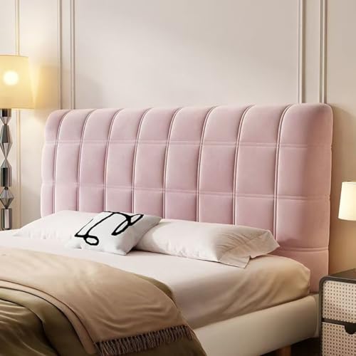 Universeller Kopfteilbezug für Doppel-/Einzelbett/Queen-Size-Bett, gepolsterter Stoff, elastischer Samt-Schonbezug für Schmiedeeisen/Holz/Leder Universeller Kopfteilbezug für Doppel-/Einzelbett/Queen-Size-Bett, gepolsterter Stoff, elastischer Samt-Schonbezug für Schmiedeeisen/Holz/Leder von Generisch