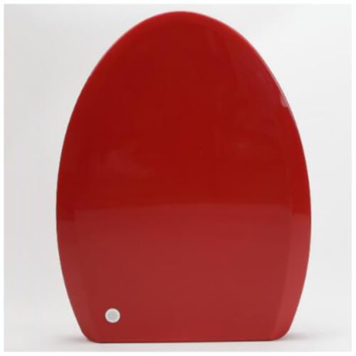 Universeller Kunststoff-Toilettensitz für den Heimgebrauch, Absenkautomatik, Schnellverschluss, farbiger WC-Sitz, Rot Universeller Kunststoff-Toilettensitz für den Heimgebrauch, Absenkautomatik, Schnellverschluss, farbiger WC-Sitz, Rot von Generisch